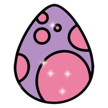 Basit bir döngülü sevimli paskalya yumurtası tasarımı