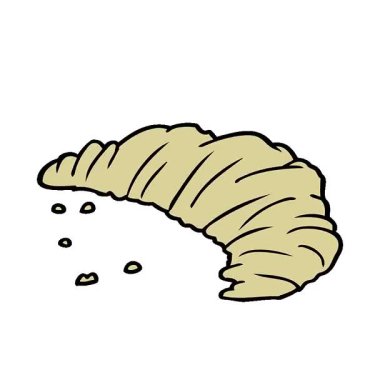 Basit bir döngülü çizgi film ayçöreği.