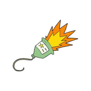 Basit bir döngü hareketli parti çizgi filmi