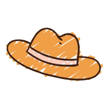 Basit bir döngü animasyon Şapka Tebeşiri Çizimi