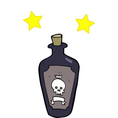 Basit bir çizgi film zehri.