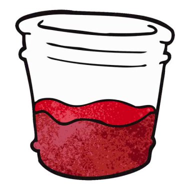 Basit bir çizgi film animasyonu. Karalama bardağı.