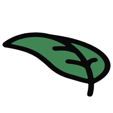 Basit bir döngü canlandırması basit bir yaprak çizimi