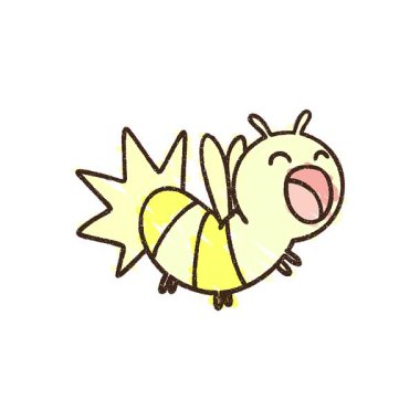 Basit bir döngü animasyon Ateş Böceği Tebeşiri Çizimi