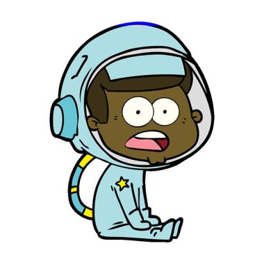 Basit bir döngü çizgi filmi astronotu şaşırttı.