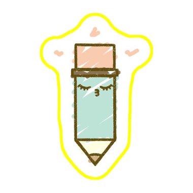 Basit bir döngü canlandırmalı Sihirli Kalem Tebeşiri Çizimi