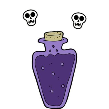 Basit bir çizgi film iksiri.