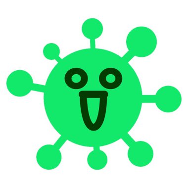 Basit bir döngülü mutlu, boş göz virüsü.