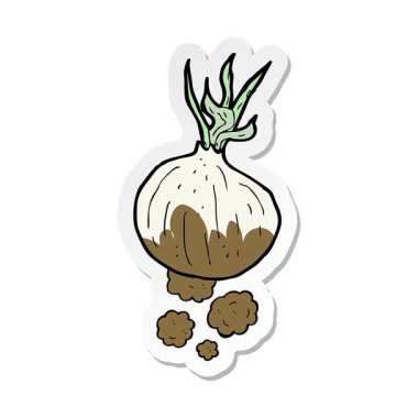 Basit bir çizgi filmden organik soğan çıkartması.