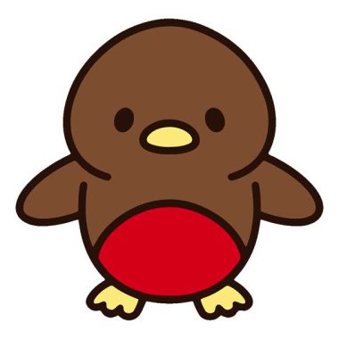 Basit bir döngü animasyonu tatlı bir Robin