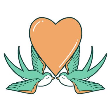 Basit bir döngülü aşk kuşları grafiği