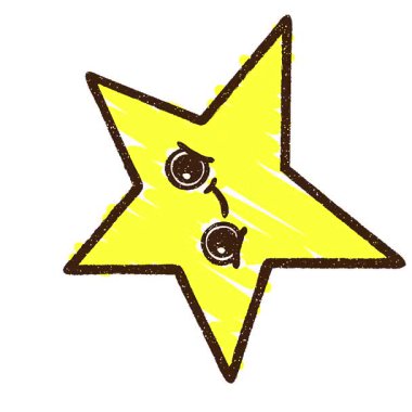 Basit bir döngü çizimi Yıldız Tebeşiri Çizimi