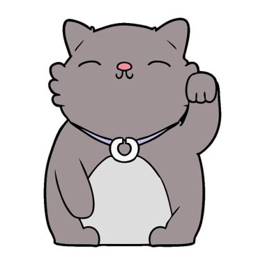 Basit bir çizgi film kedisi sallaması.