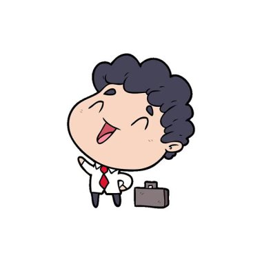 Basit bir döngülü çizgi film kahramanı.