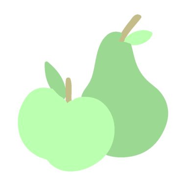 Basit bir döngü bir elma ve bir armudu canlandırdı.