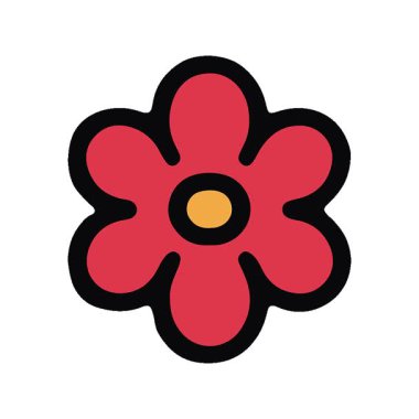 Basit bir döngü animasyon basit çiçek tasarımı