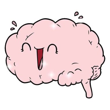 Basit bir döngü çizgi film beyni gülüyor.