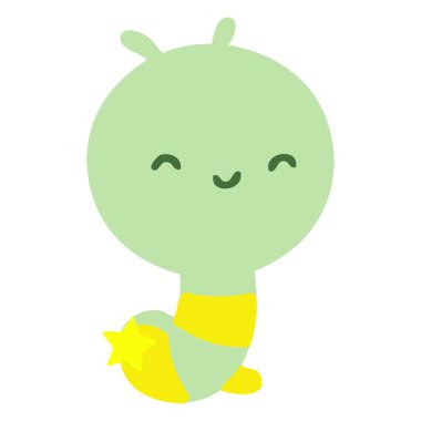 Basit bir döngü hareketli tırtıl.