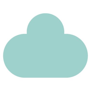 Basit bir döngü hareketli yağmur bulutu