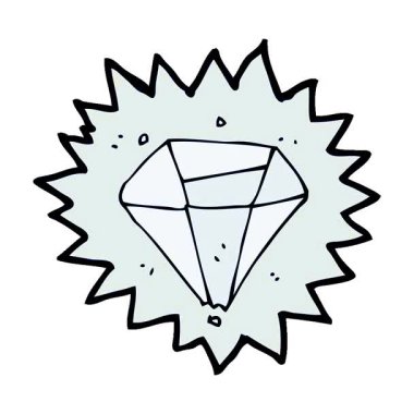 Basit bir çizgi film elması.