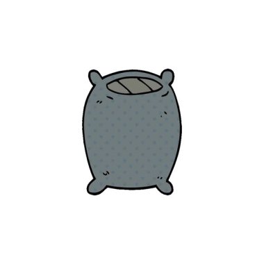 Basit bir çizgi film animasyonu. Karalama yastığı.