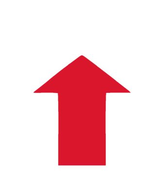 Basit bir döngü işaretli ok çizgi filmi