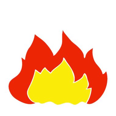 Basit bir kıvrımlı düz renk canlandırması