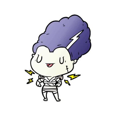 Basit bir çizgi film karakteri. Ölümsüz, canavar bir gelin.