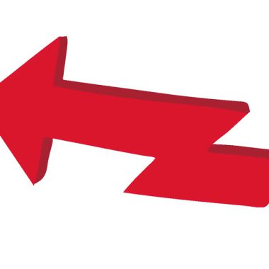 Basit bir döngü işaretli ok çizgi filmi