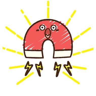 Basit bir döngü canlandırmalı mıknatıs tebeşiri çizimi