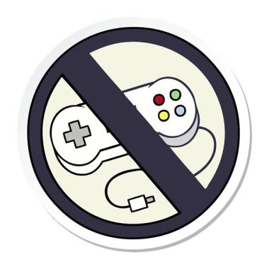 Basit bir çizgi film çıkartması. Oyun tabelası yok.