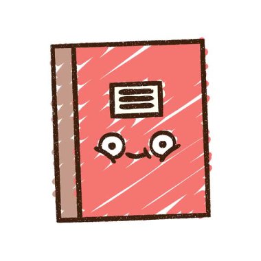 Basit bir döngü canlandırmalı Kitap Tebeşiri Çizimi