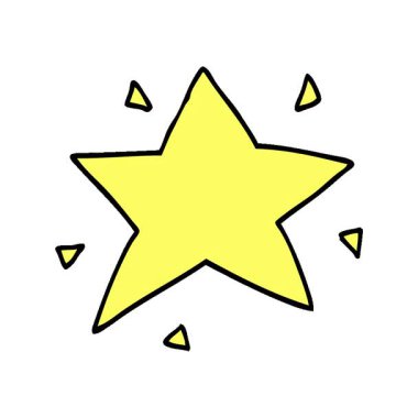 Basit bir döngü çizgi film yıldızı