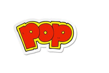 Basit bir döngü canlandırılmış pop metni