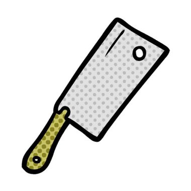 Basit bir çizgi film et satırı.