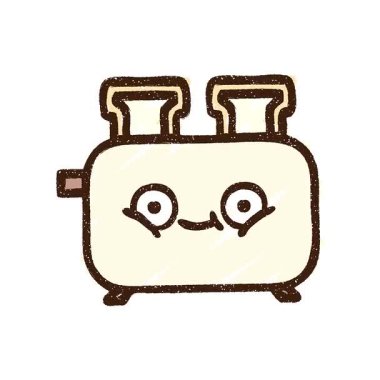 Basit bir döngü canlandırmalı tost makinesi çizimi