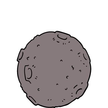 Basit bir döngü çizgi film uydusu.