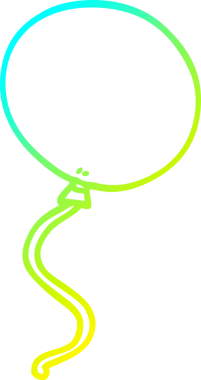 Bir insan tarafından çizilen karikatür balonunun soğuk eğim çizgisi.