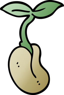 Bir insan tarafından çizilmiş karalama fidanı.