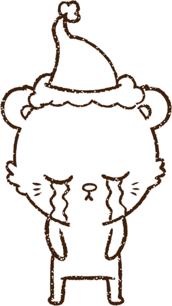 Ağlayan Ayı Kömürü Bir insan tarafından çizilmiş