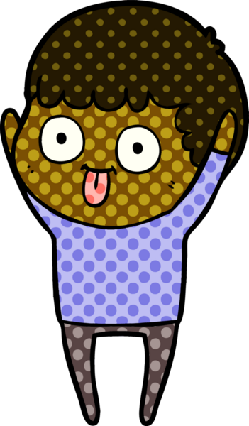 Bir insan tarafından çizilmiş çizgi film adamı.