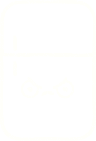 Bir insan tarafından çizilmiş buzdolabı tebeşiri