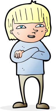 Bir insan tarafından çizilmiş mutlu bir çizgi film.