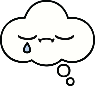 Bir insan tarafından çizilmiş güzel bir düşünce balonu karikatürü.