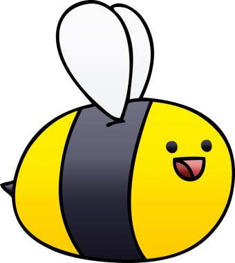 bir insan tarafından çizilmiş gölgeli yaban arısı.