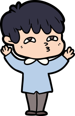 Bir insan tarafından çizilmiş garip bir adam.