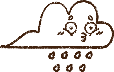 Bir insan tarafından çizilmiş Yağmur Bulutu Kömürü Çizimi