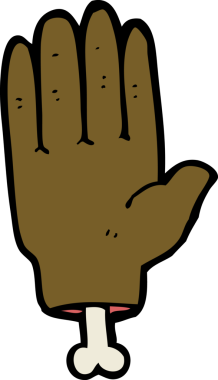 Bir insan tarafından çizilmiş bir çizgi film.