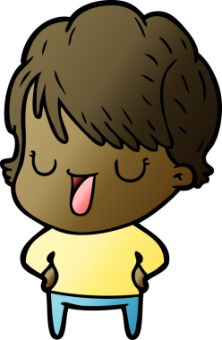 Bir insan tarafından çizilmiş bir karikatür kadın konuşuyor.