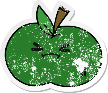 Bir insan tarafından çizilmiş, garip bir el çiziminin sıkıntılı çıkartması.